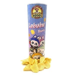 Labubu Crispy Cheese Snacks | Trendy Character-Shaped Treats in Canister